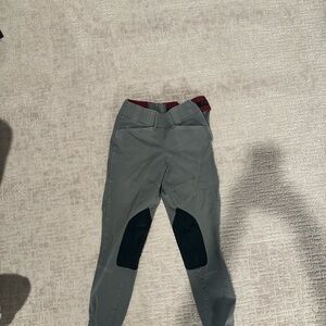 Grand Prix Grey Knee Patch Breeches